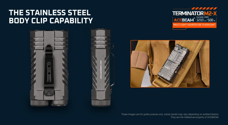 Latarka ACEBEAM TERMINATOR M2-X 6500K - Warszawa Sklep